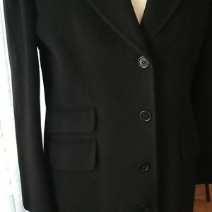 Brooks Brothers wool cashmere long pea coat